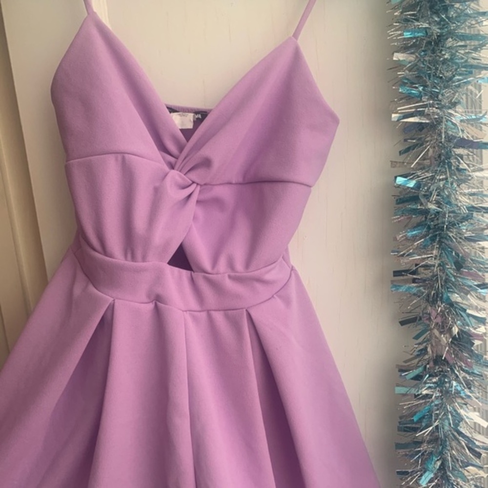 Lavender Flirty Romper
